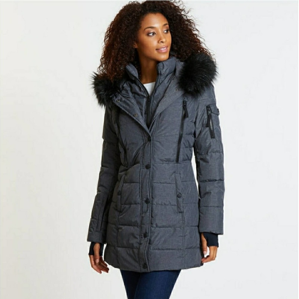 Nautica Hooded  Bib Parka Jacket